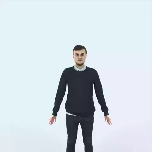 Veracity D Animated Rigged Casual Man