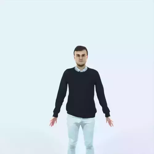 Veracity C Animated Rigged Casual Man