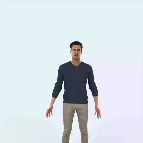 Virtue G Animated Rigged Casual Man