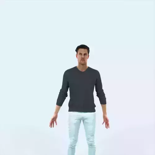 Virtue D Animated Rigged Casual Man