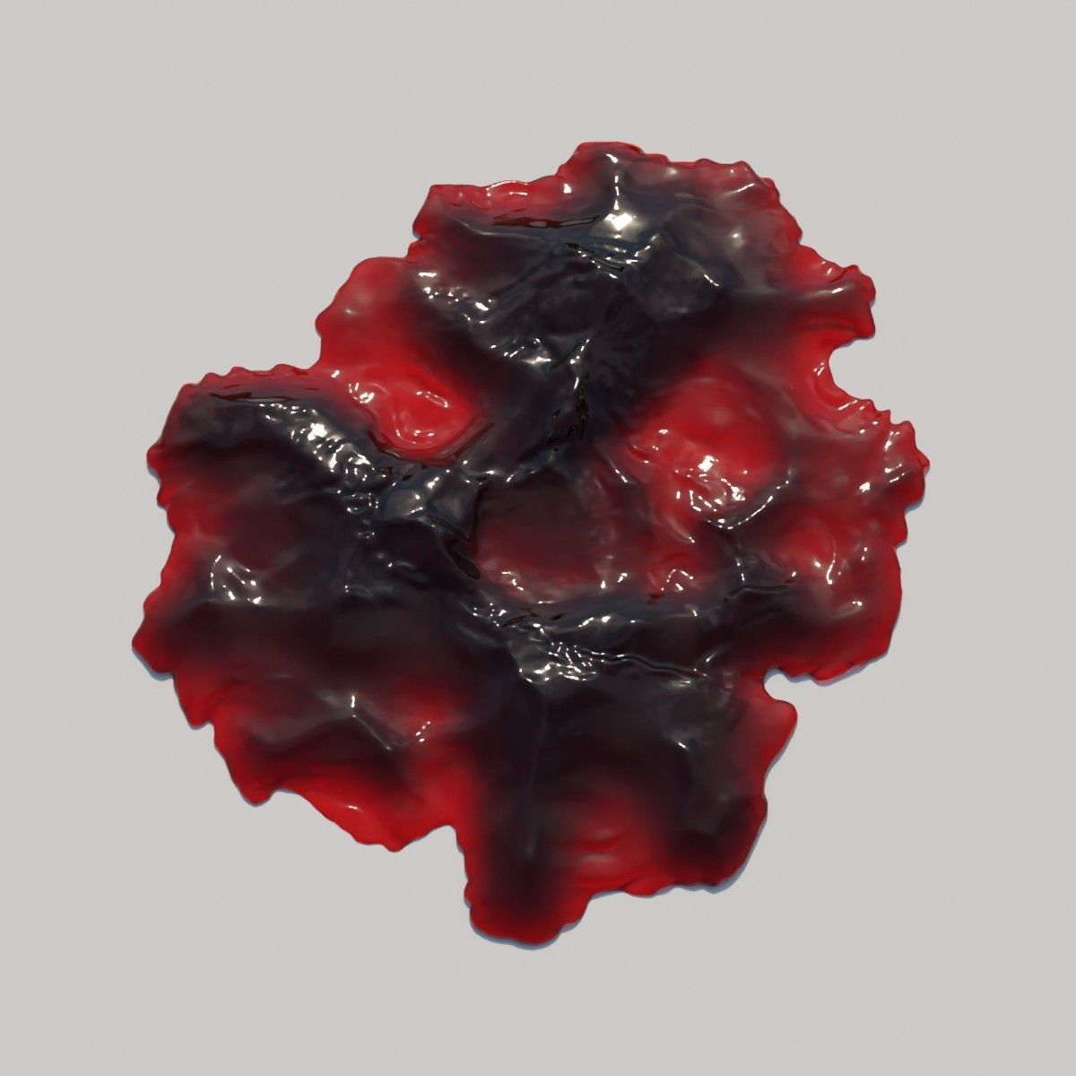 Animated Blood Spilling 11 3D model_9