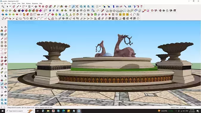 Roundabout 3D model 3D model