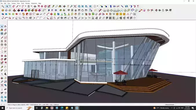 Showroom Display interior 3d model