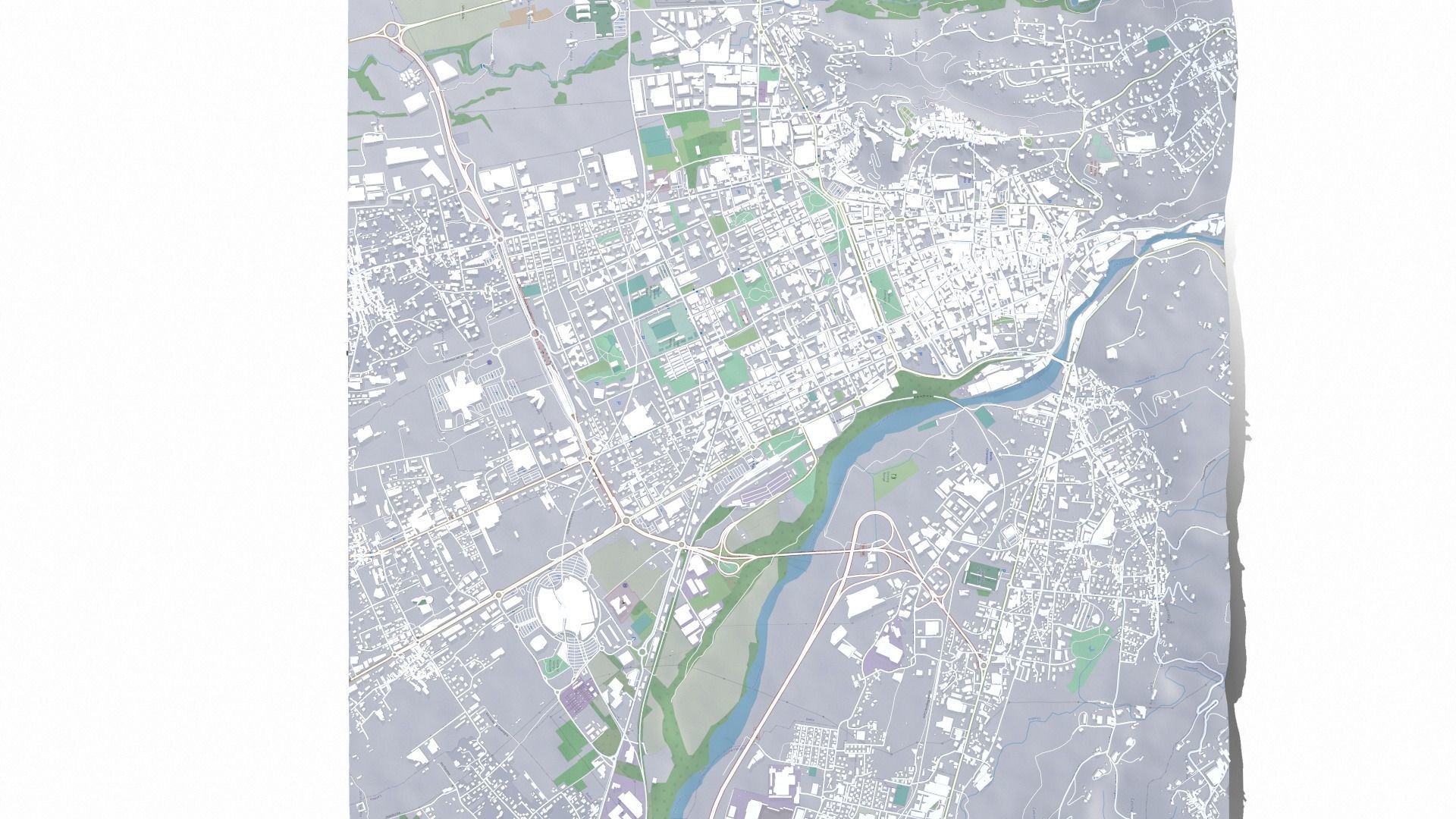 Cityscape Biella Italy  3D model_12