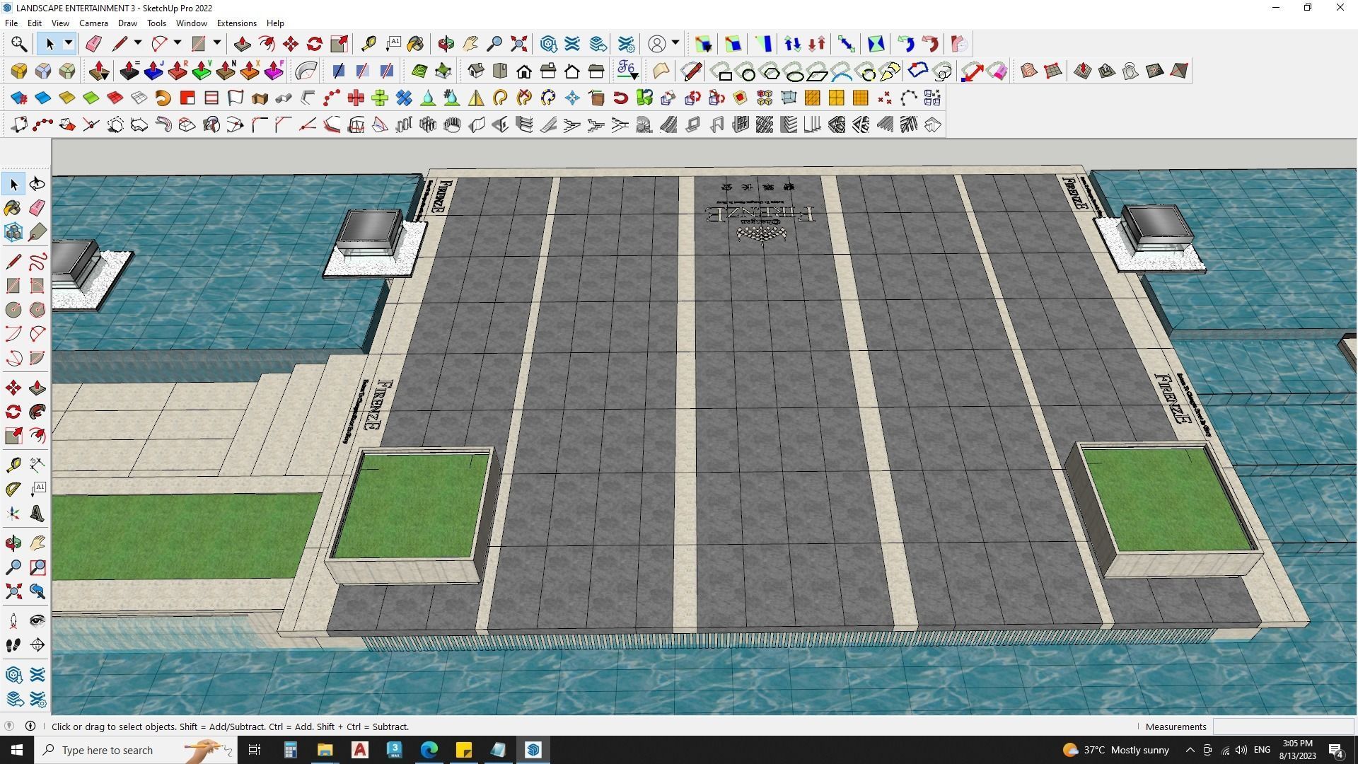 Landscape Environment 3d model 3D model_8