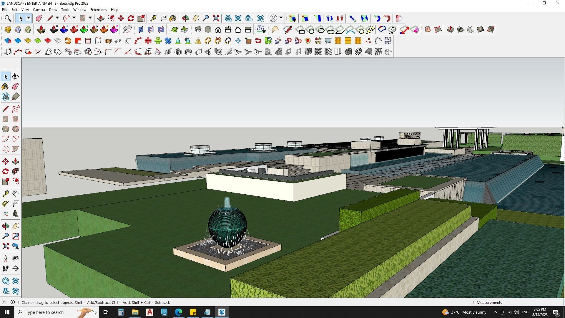 Landscape Environment 3d model 3D model_11