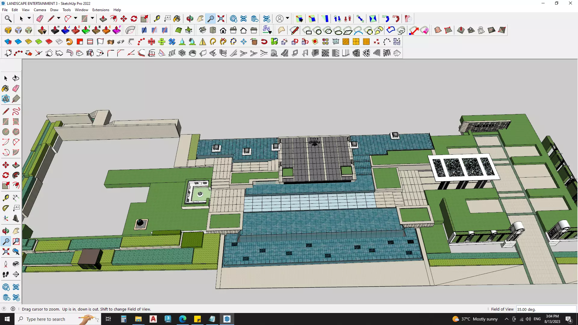 Landscape Environment 3d model 3D model_0