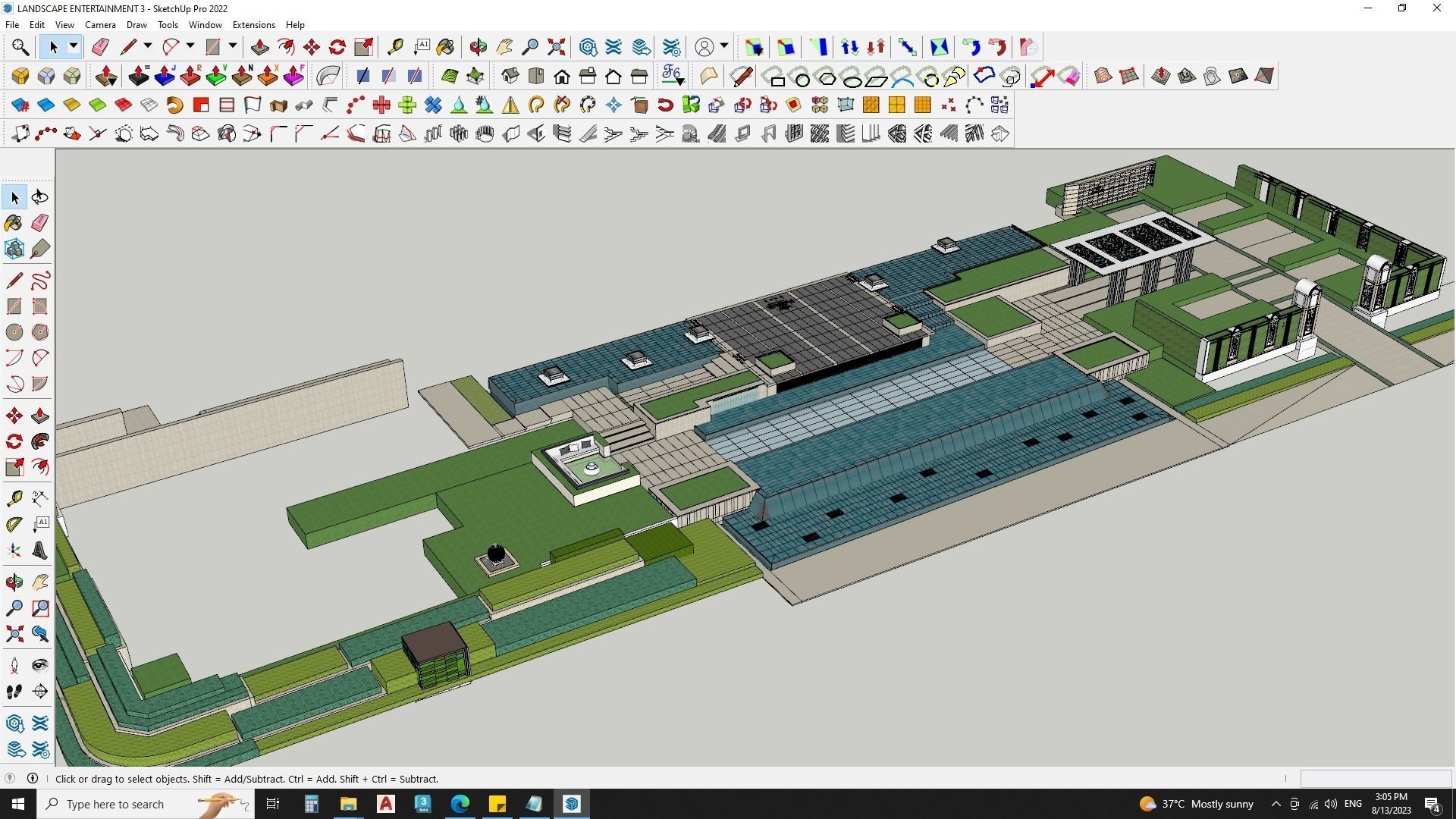 Landscape Environment 3d model 3D model_2
