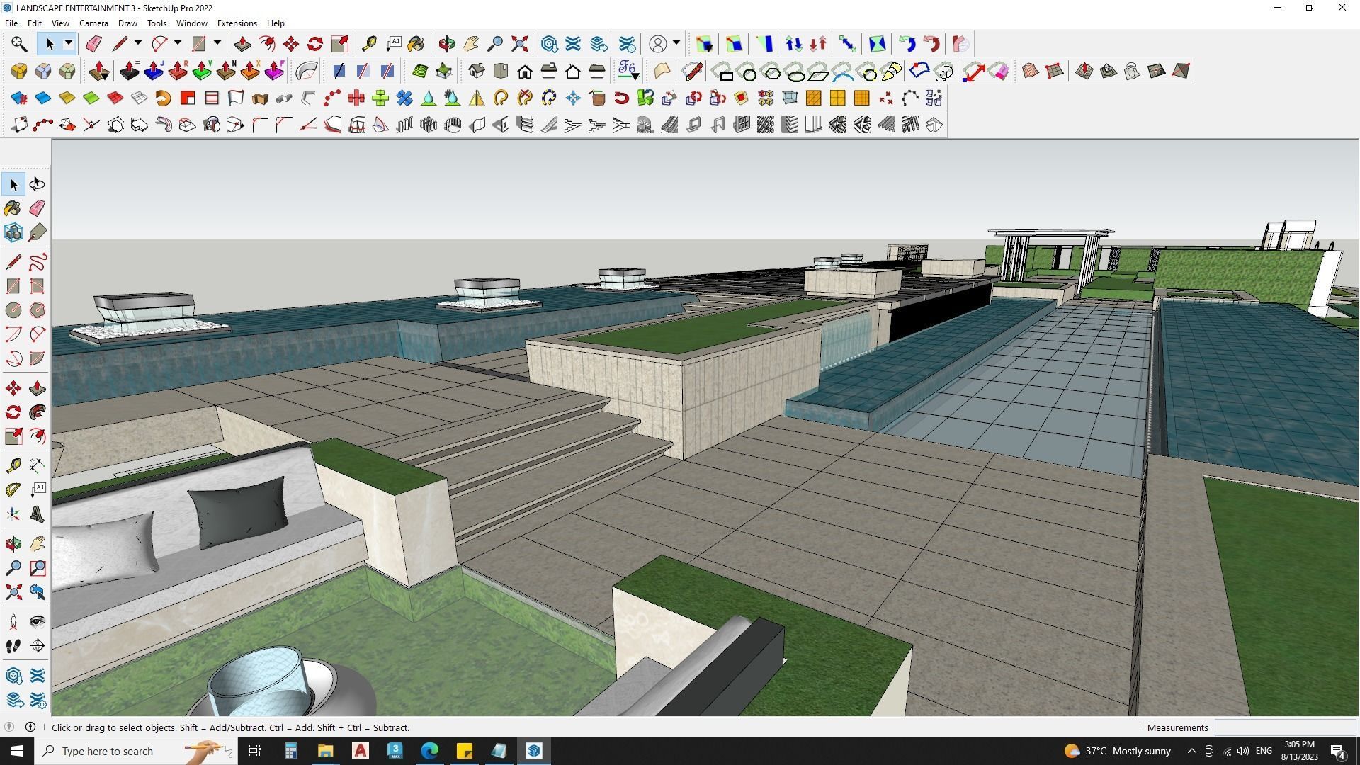 Landscape Environment 3d model 3D model_3