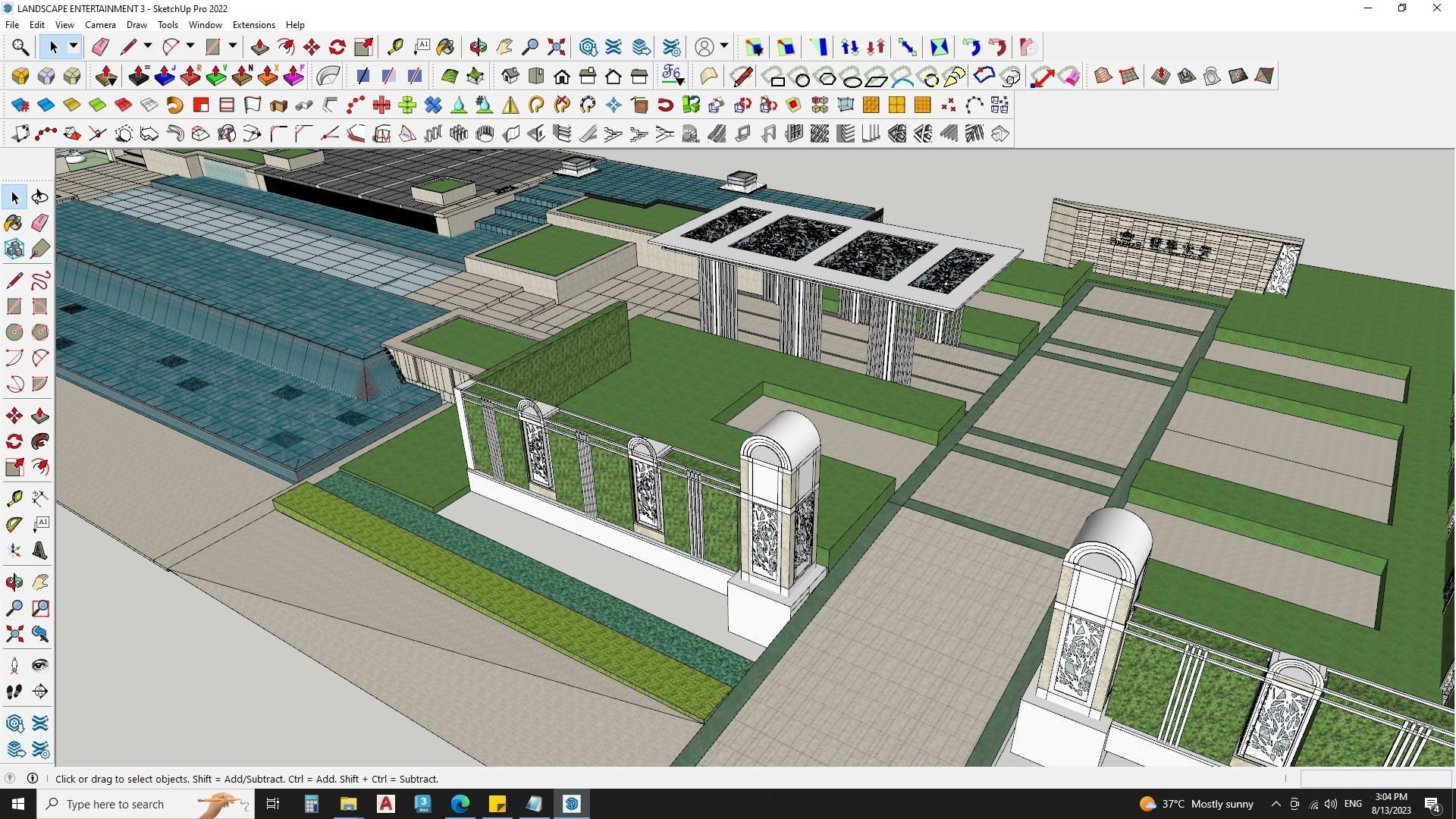Landscape Environment 3d model 3D model_7