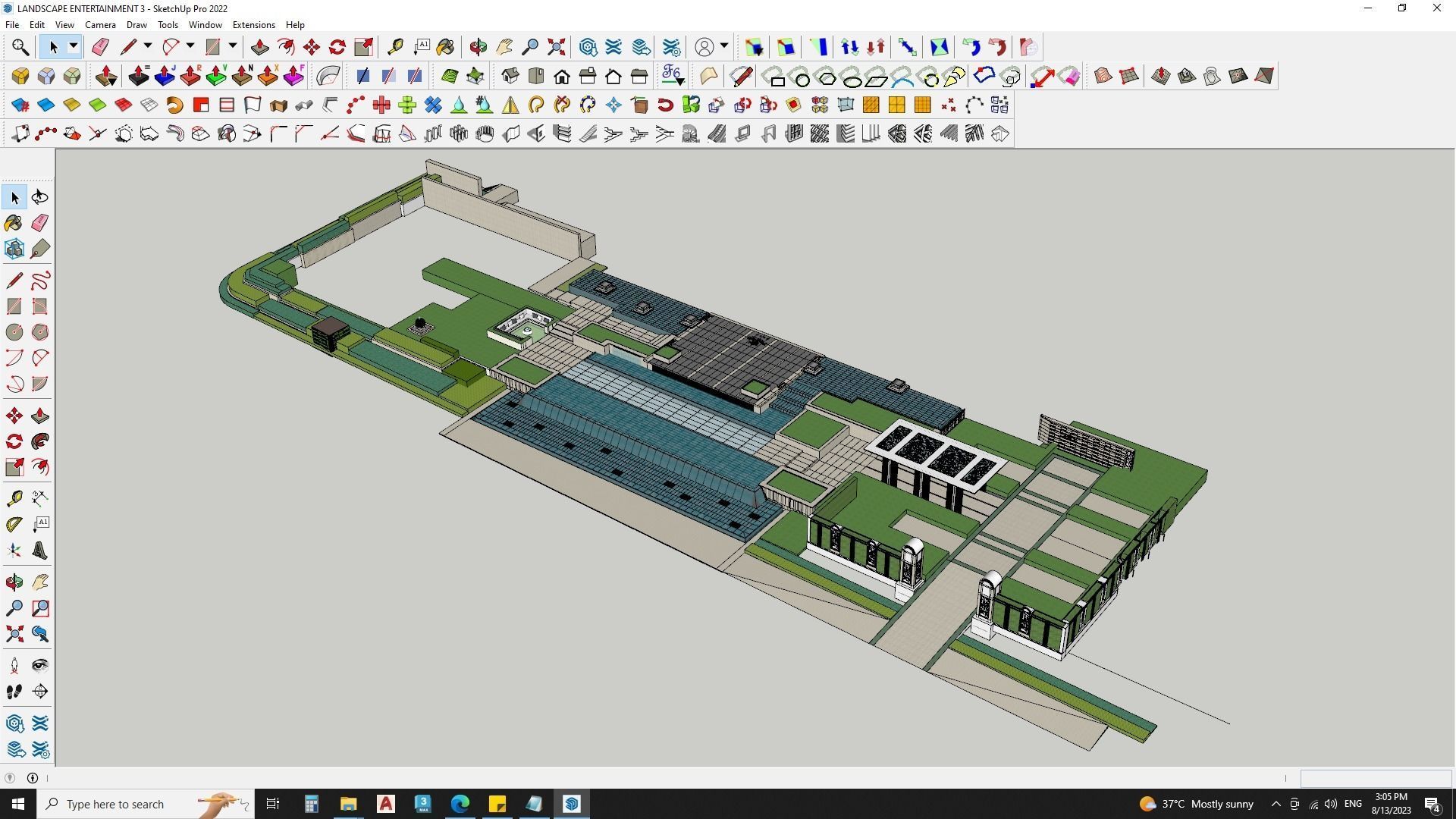 Landscape Environment 3d model 3D model_1