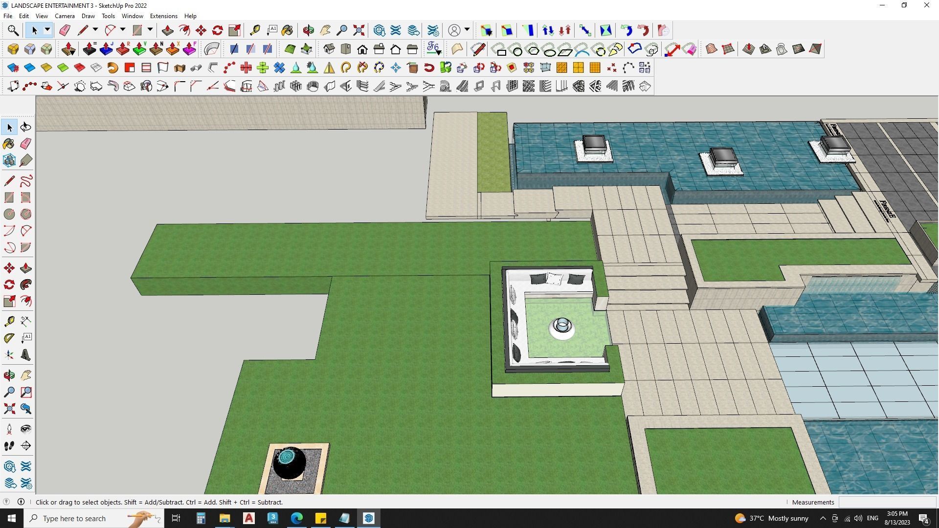 Landscape Environment 3d model 3D model_9