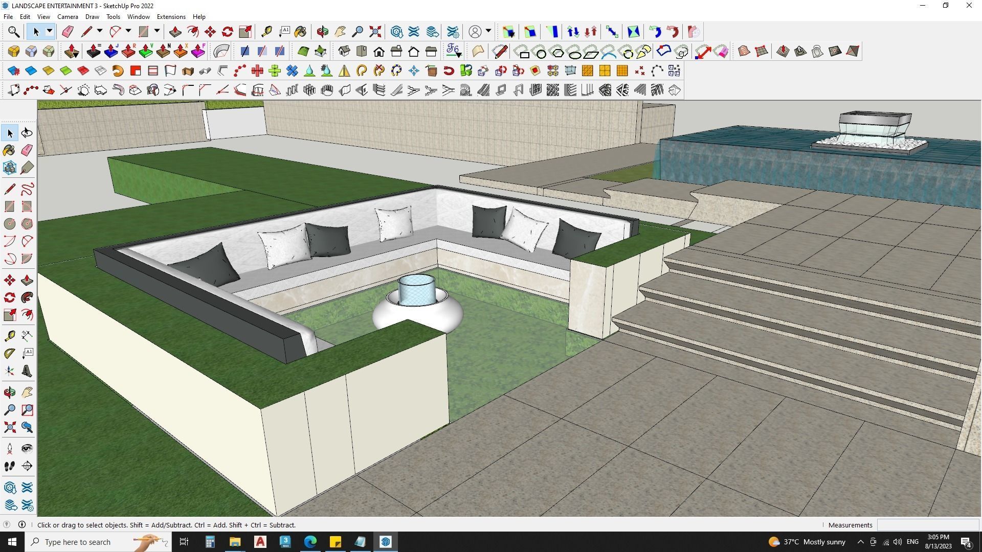 Landscape Environment 3d model 3D model_12