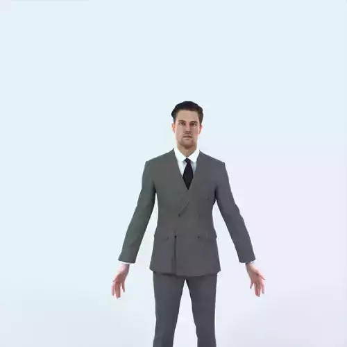 Virtue G Animated Rigged Elegant Business Man