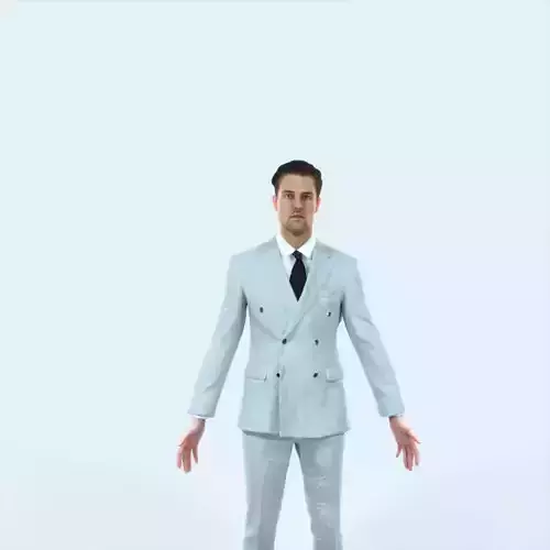 Virtue D Animated Rigged Elegant Business Man