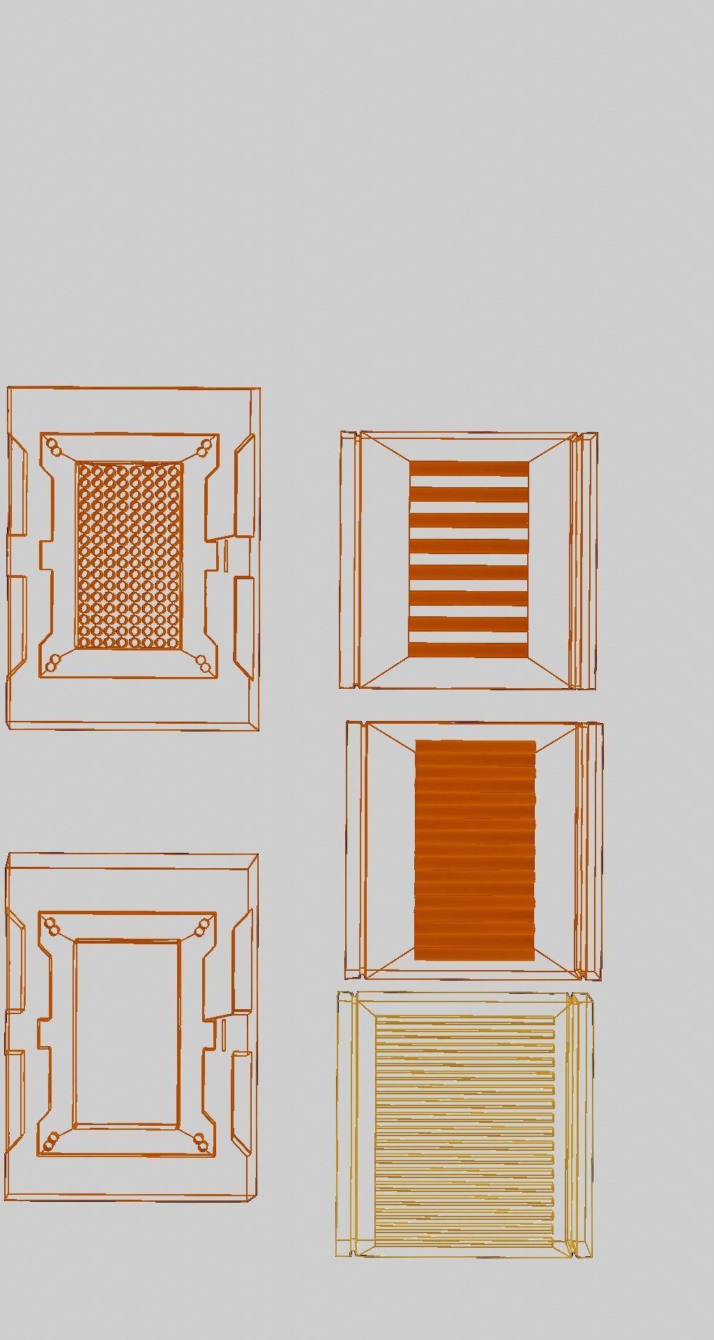 BASIC KITBASH 13 PIECE Low-poly 3D model_4