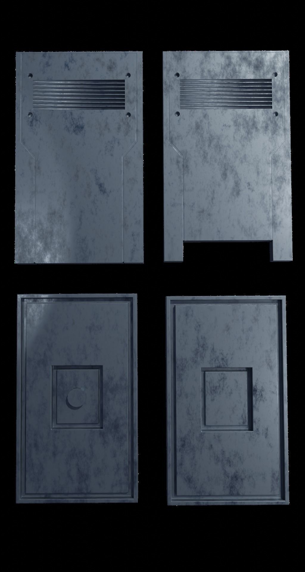 BASIC KITBASH 13 PIECE Low-poly 3D model_2