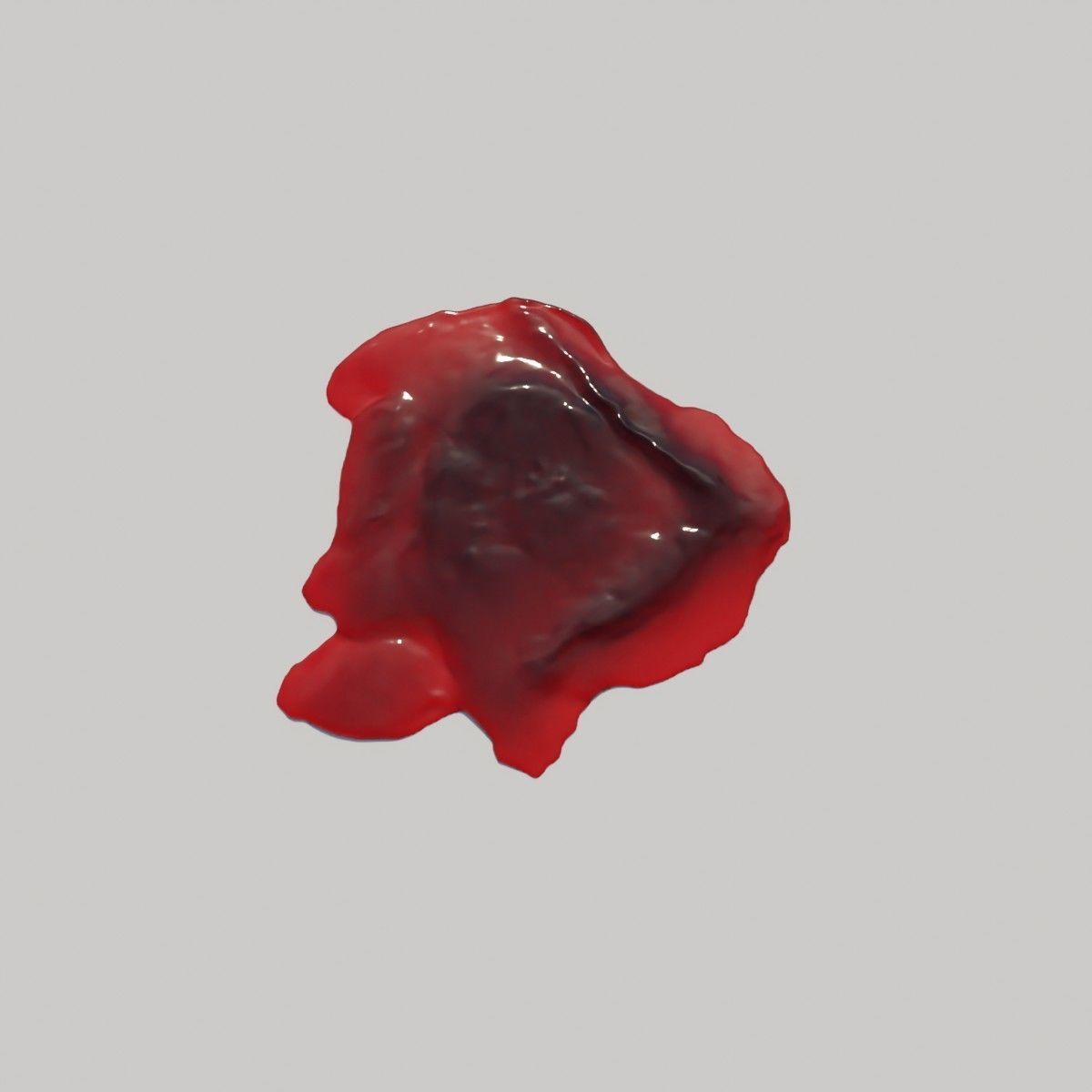 Animated Blood Spilling 10 3D model_3