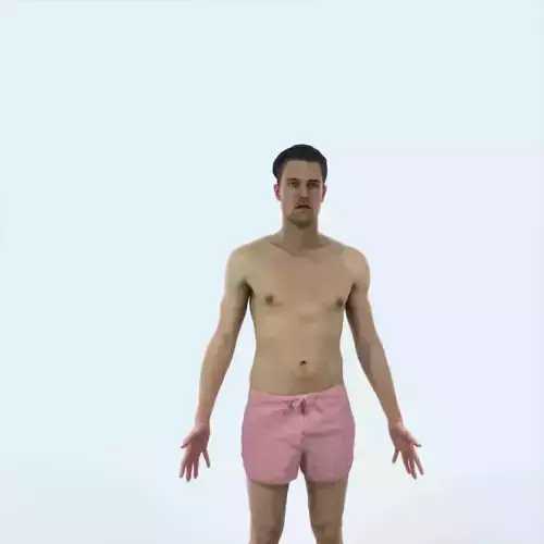 Virtue I Beach Animated Rigged Sports Man