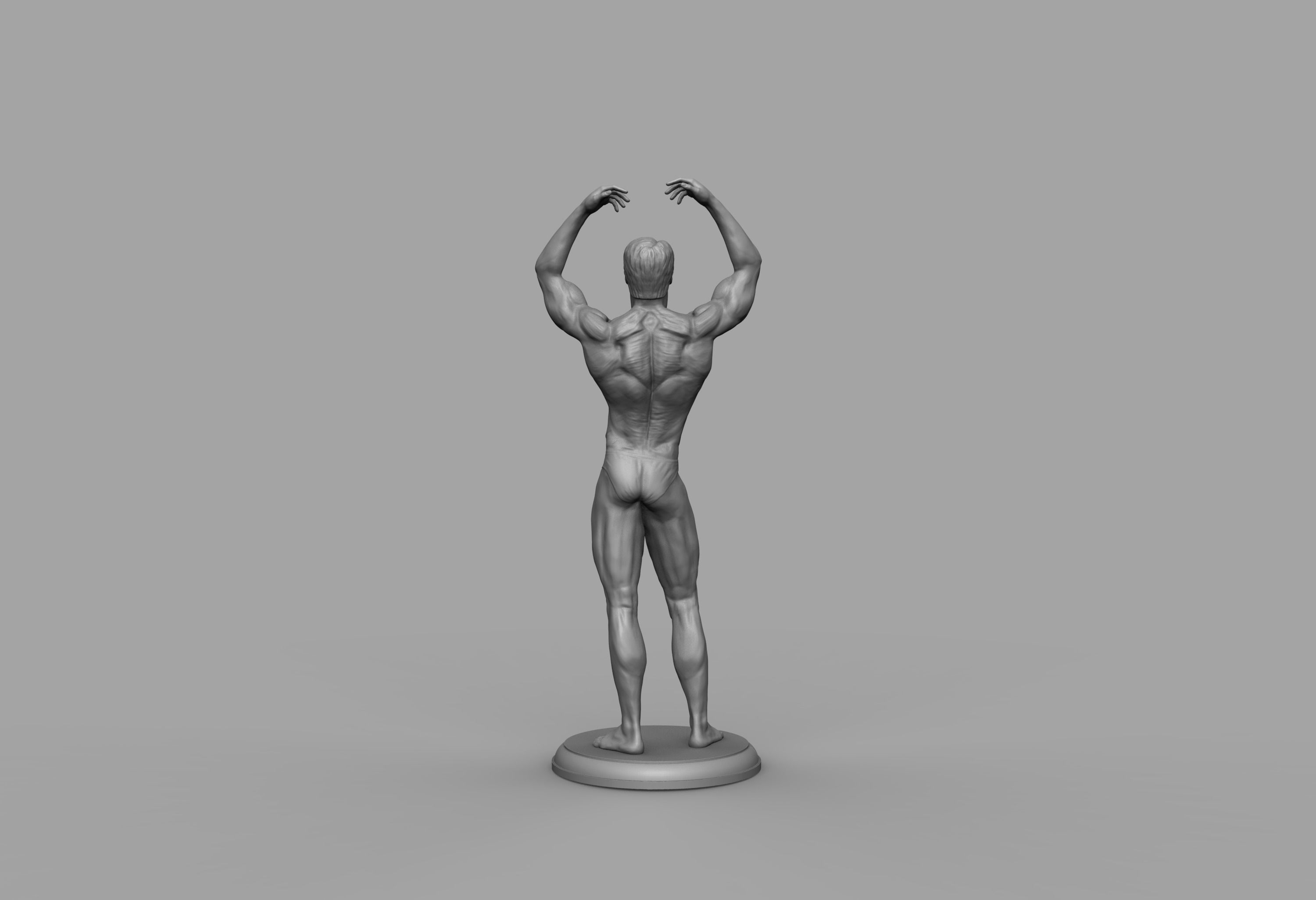 Frank Zane bodybuilder 3D print model 3D print model_1