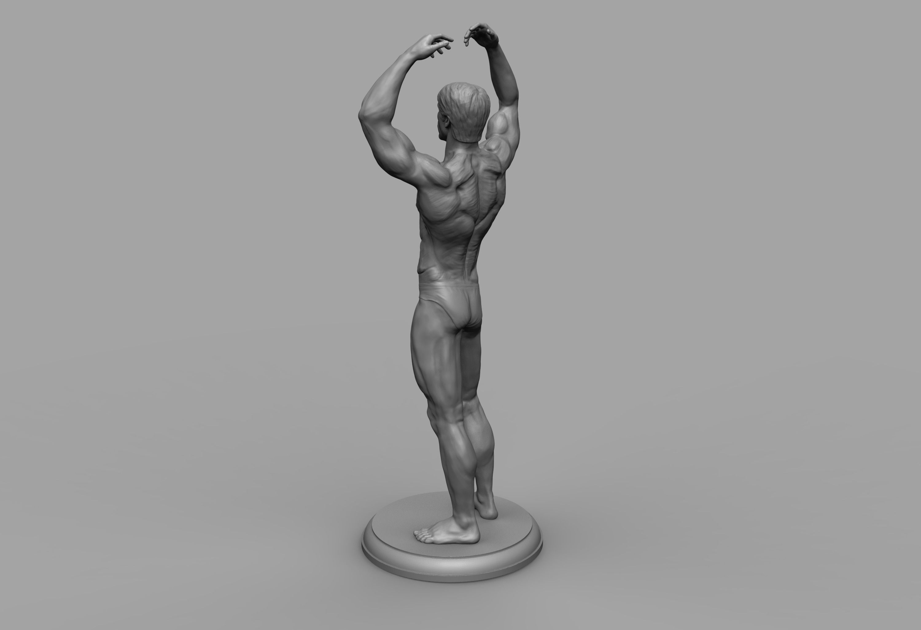 Frank Zane bodybuilder 3D print model 3D print model_6