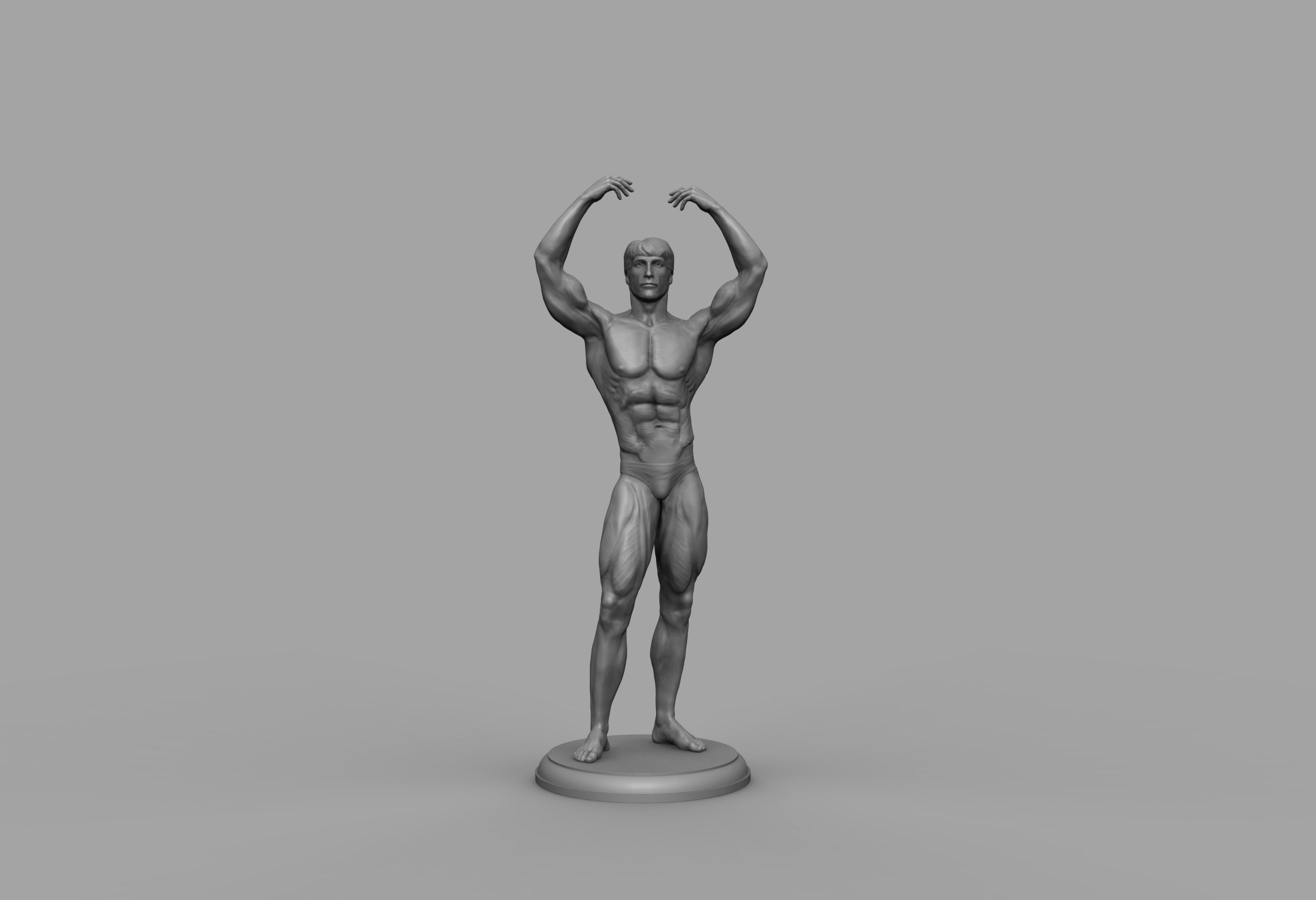 Frank Zane bodybuilder 3D print model 3D print model_7