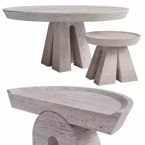 Studiotwentyseven Dona Table Low-poly 3D model