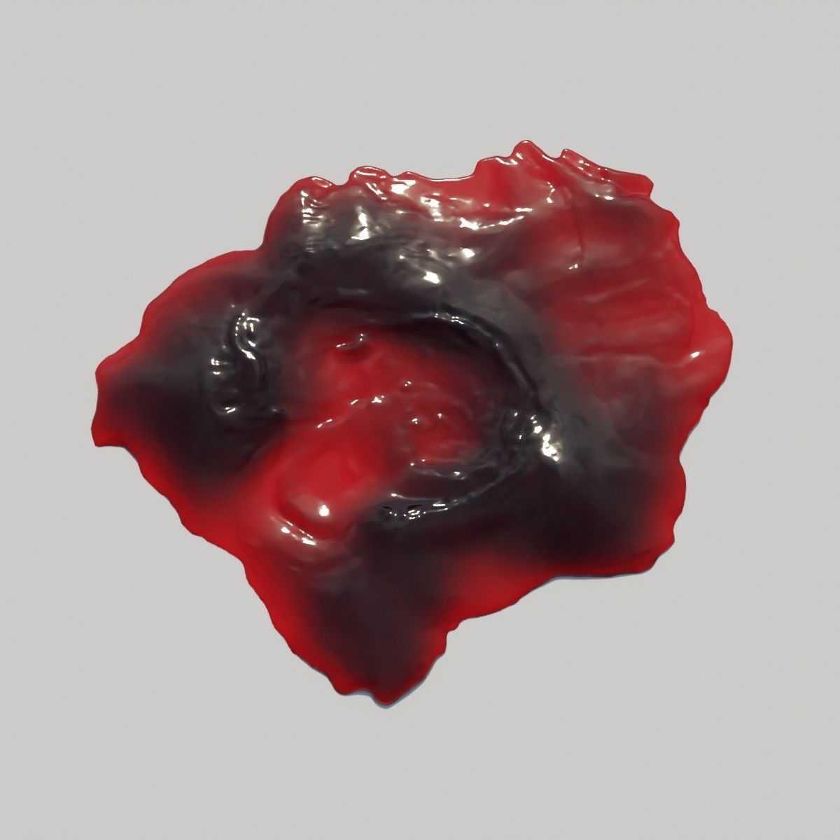Animated Blood Spilling 1 3D model_9