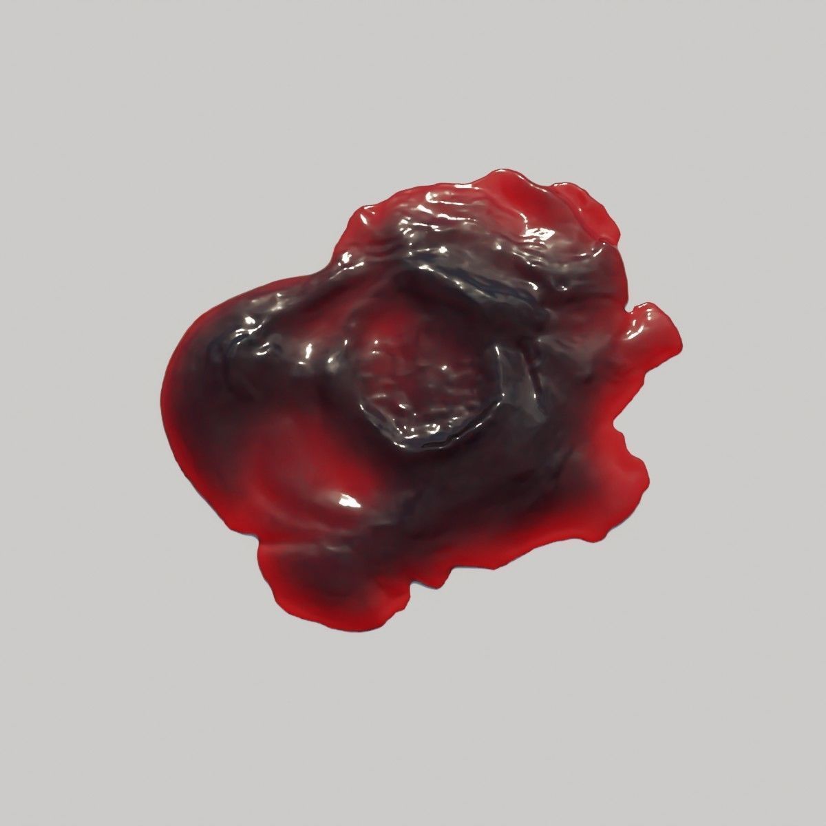Animated Blood Spilling 1 3D model_6