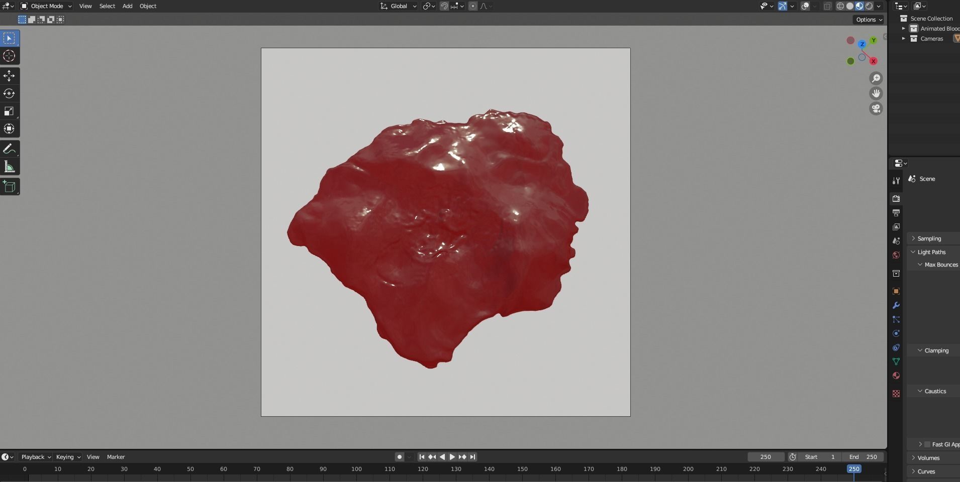 Animated Blood Spilling 1 3D model_14