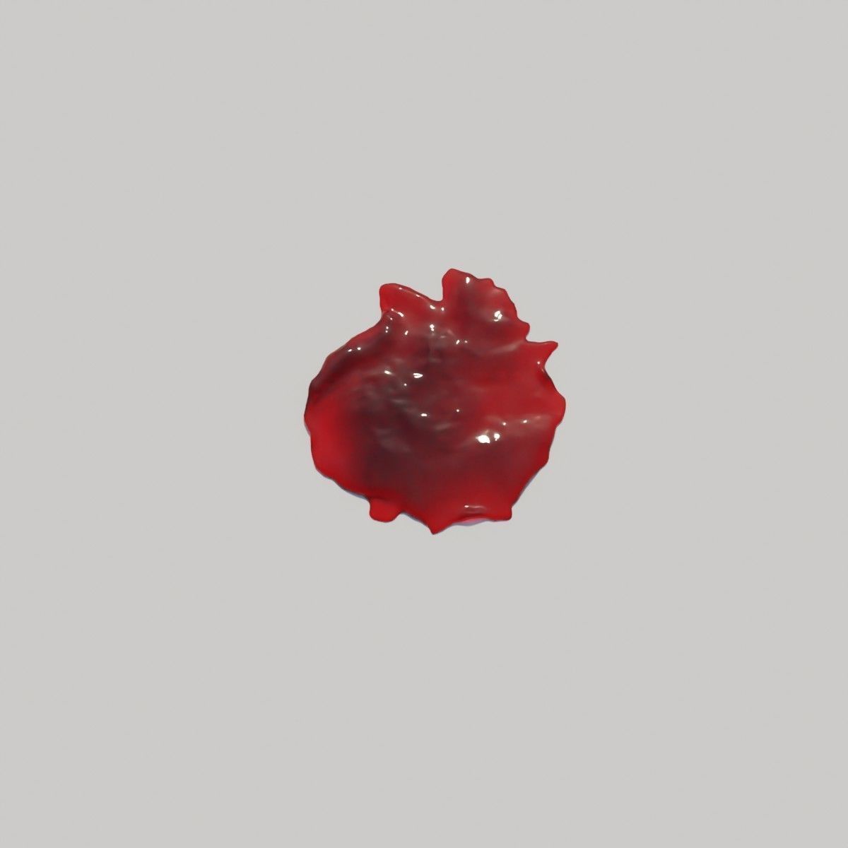 Animated Blood Spilling 1 3D model_2