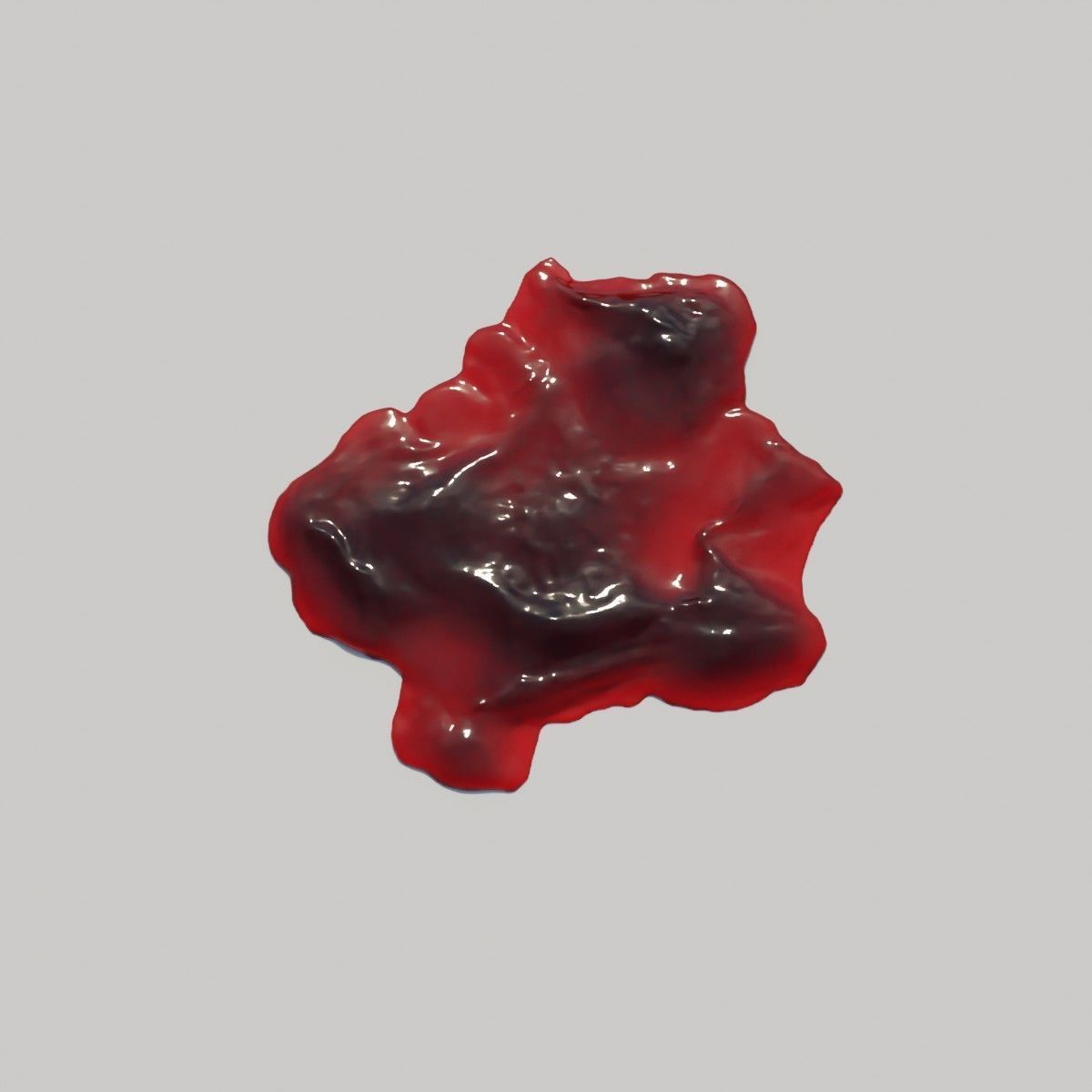 Animated Blood Spilling 1 3D model_4