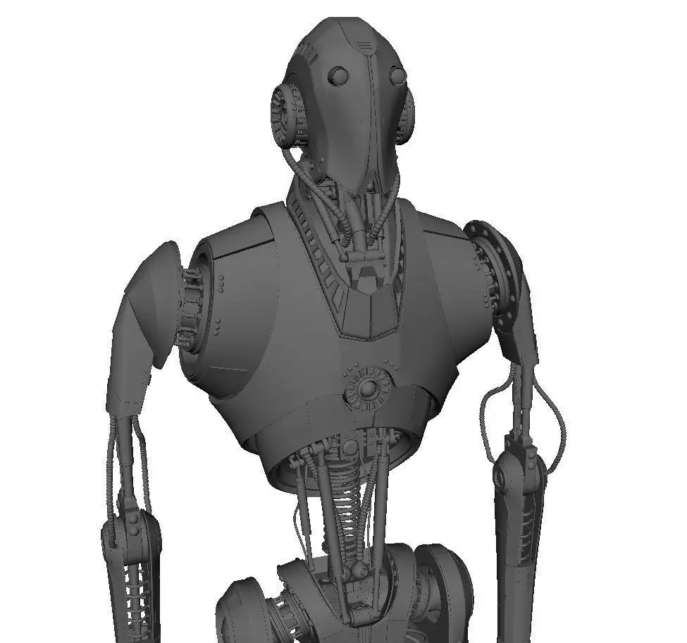 Robot Droid 3D model_0