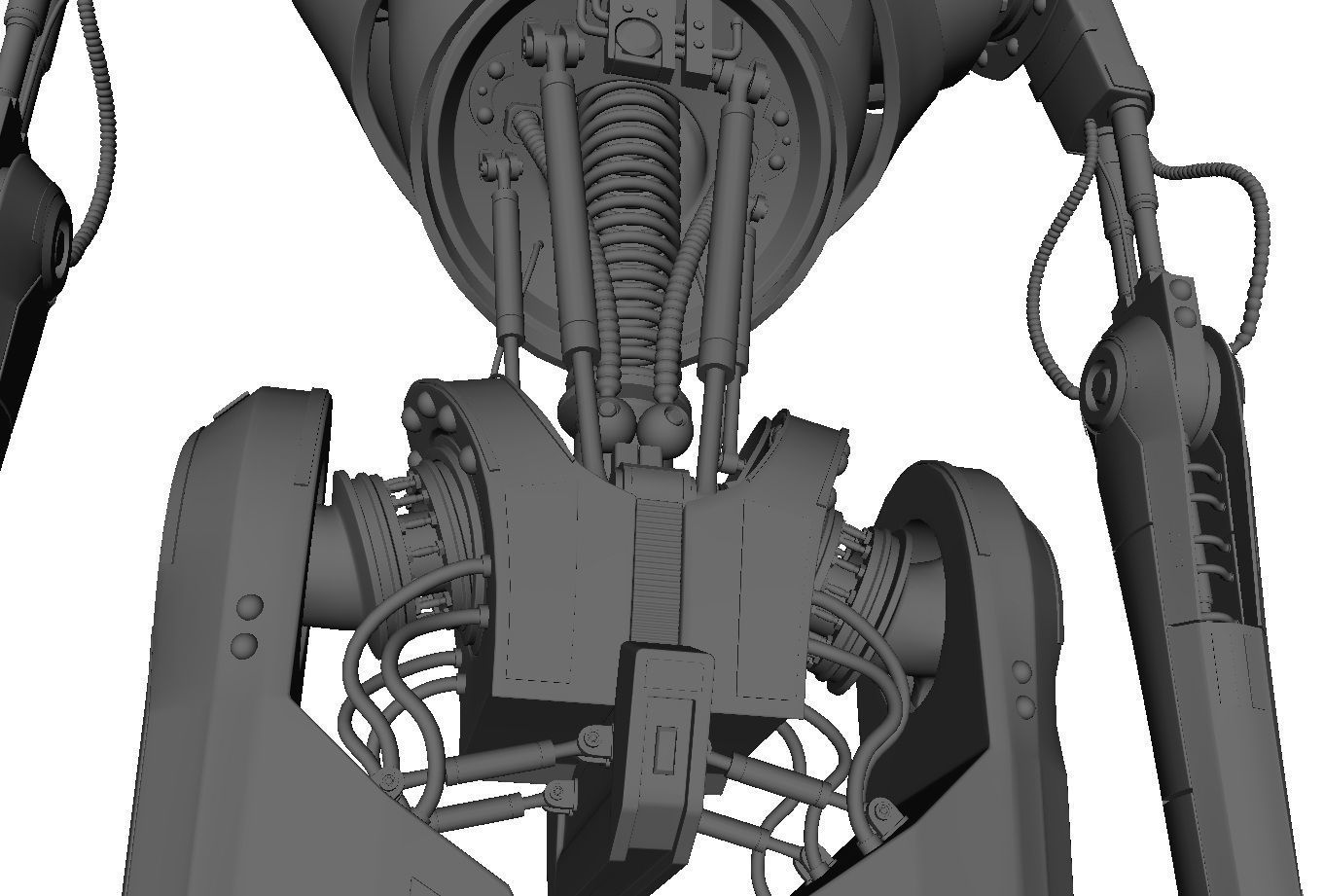 Robot Droid 3D model_3