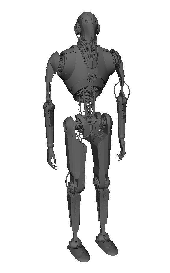 Robot Droid 3D model_1