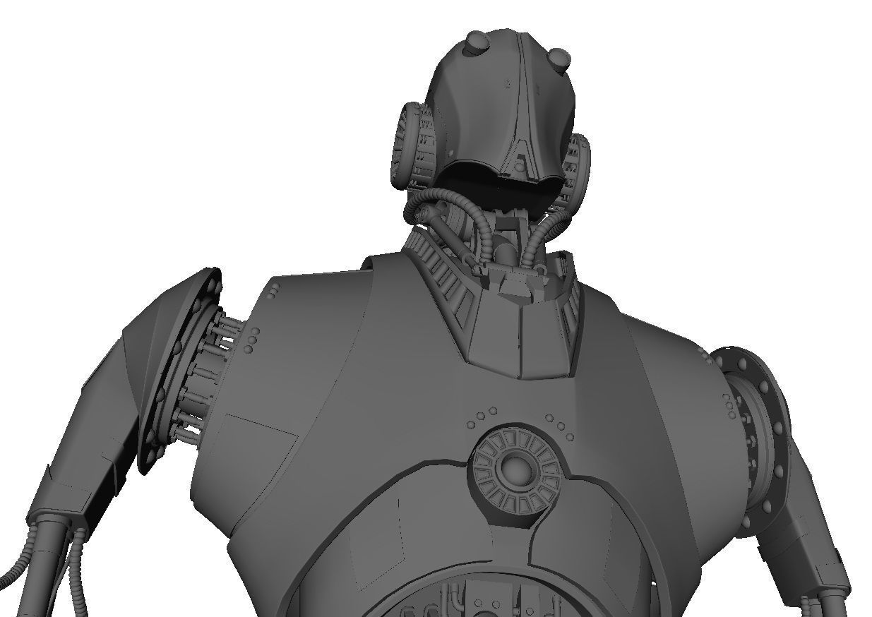 Robot Droid 3D model_2