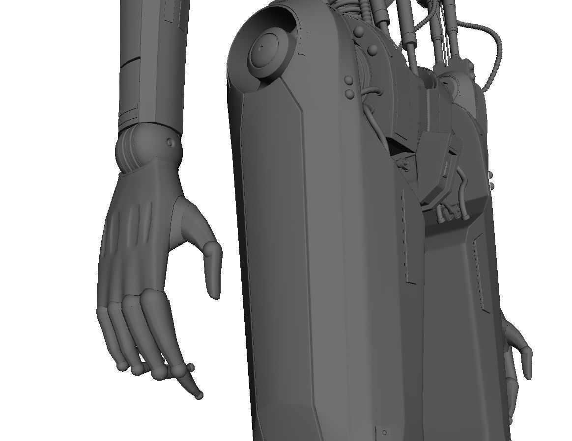 Robot Droid 3D model_6