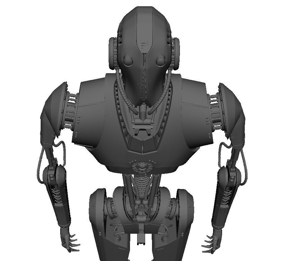 Robot Droid 3D model_4
