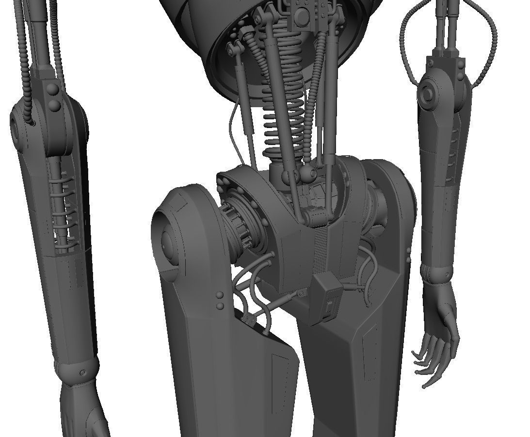 Robot Droid 3D model_14