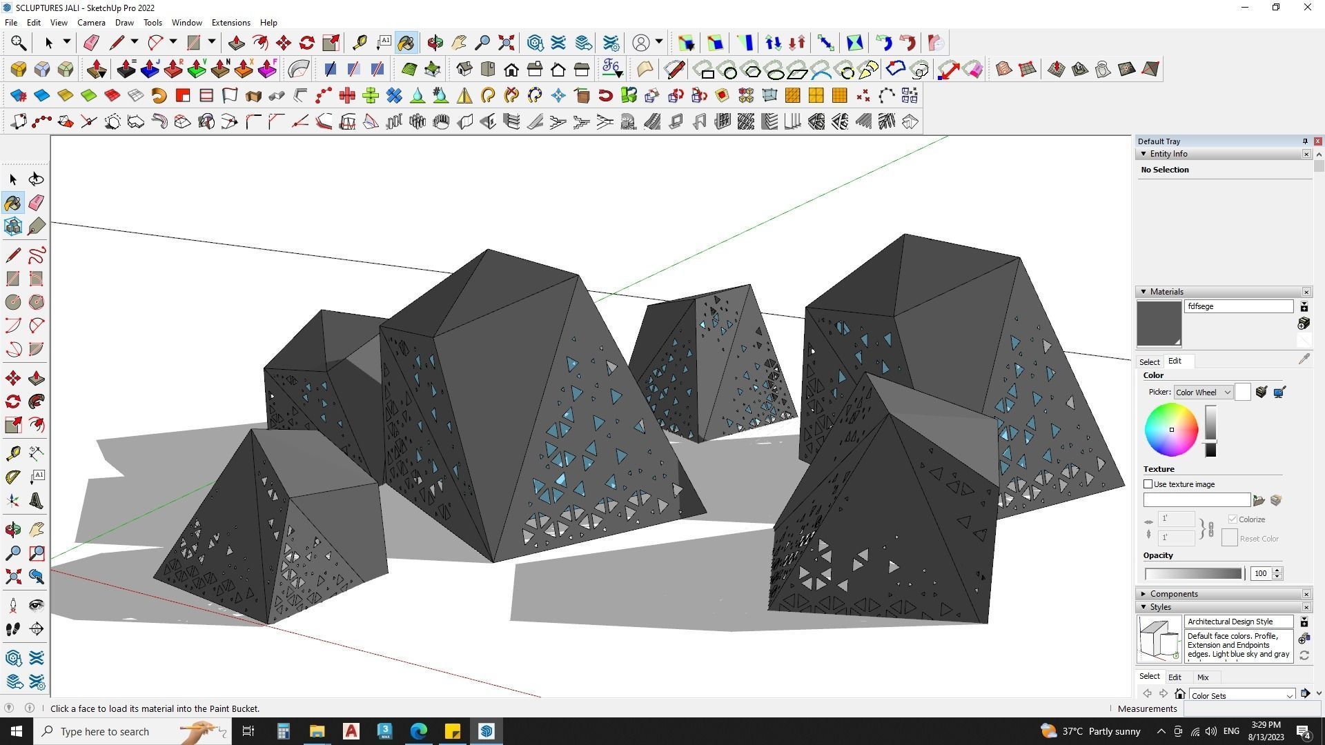 Abstract Sculpture 3d Model 3D model_6