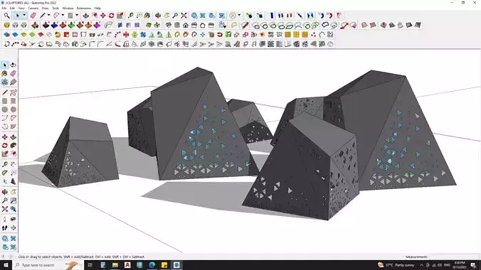 Abstract Sculpture 3d Model
