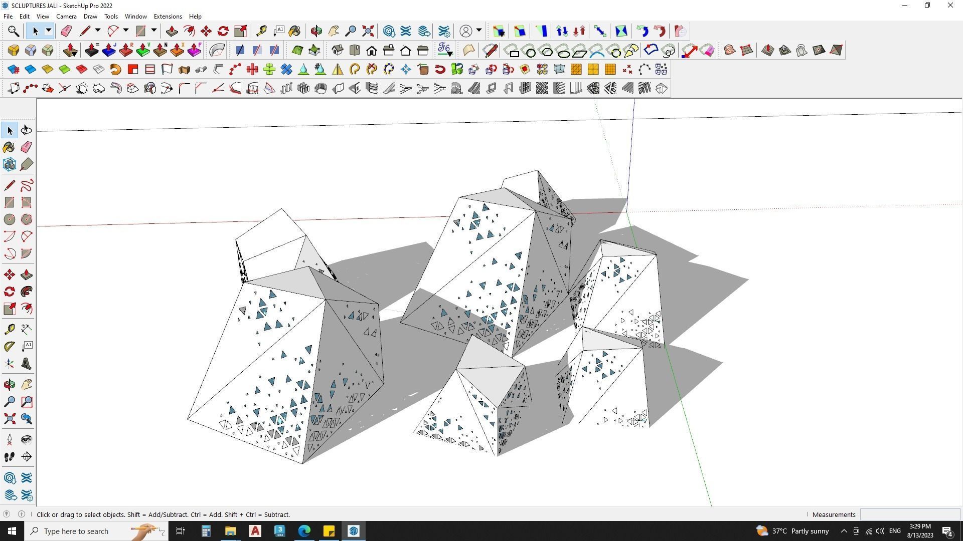 Abstract Sculpture 3d Model 3D model_5