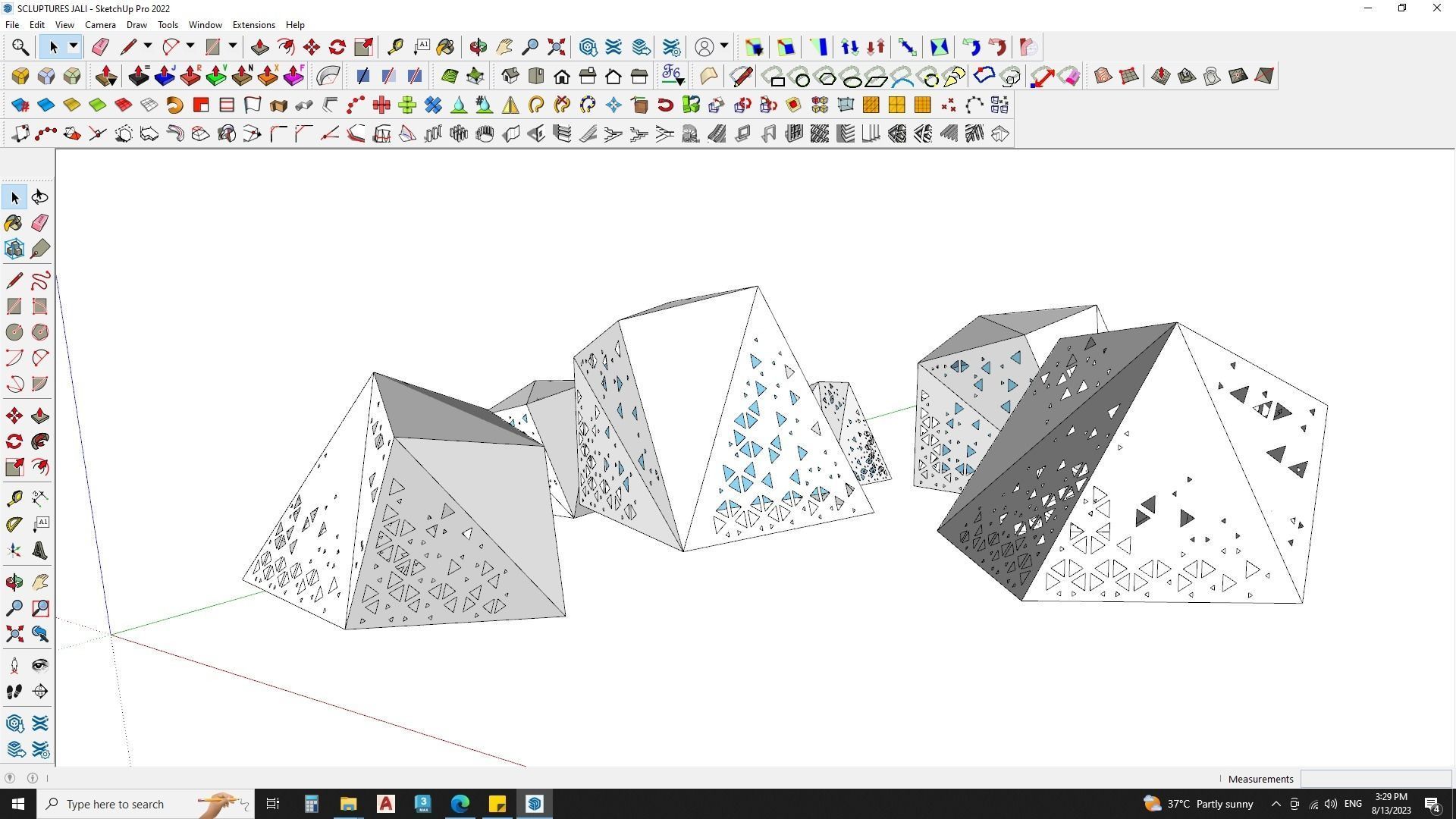 Abstract Sculpture 3d Model 3D model_1