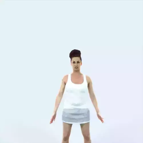 Yearn 01D Animated Rigged Sports Woman