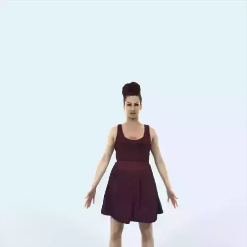 Yearn J Animated Rigged Casual Woman