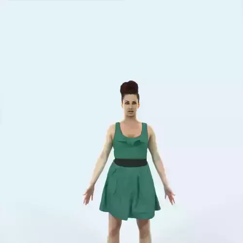 Yearn F Animated Rigged Casual Woman
