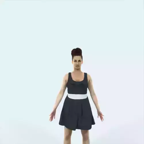 Yearn C Animated Rigged Casual Woman