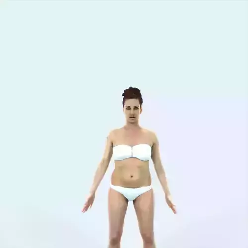 Yearn M Beach Animated Rigged Sports Woman