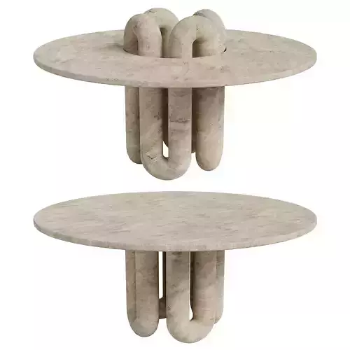 Studiotwentyseven Universe Round Table Low-poly 3D model
