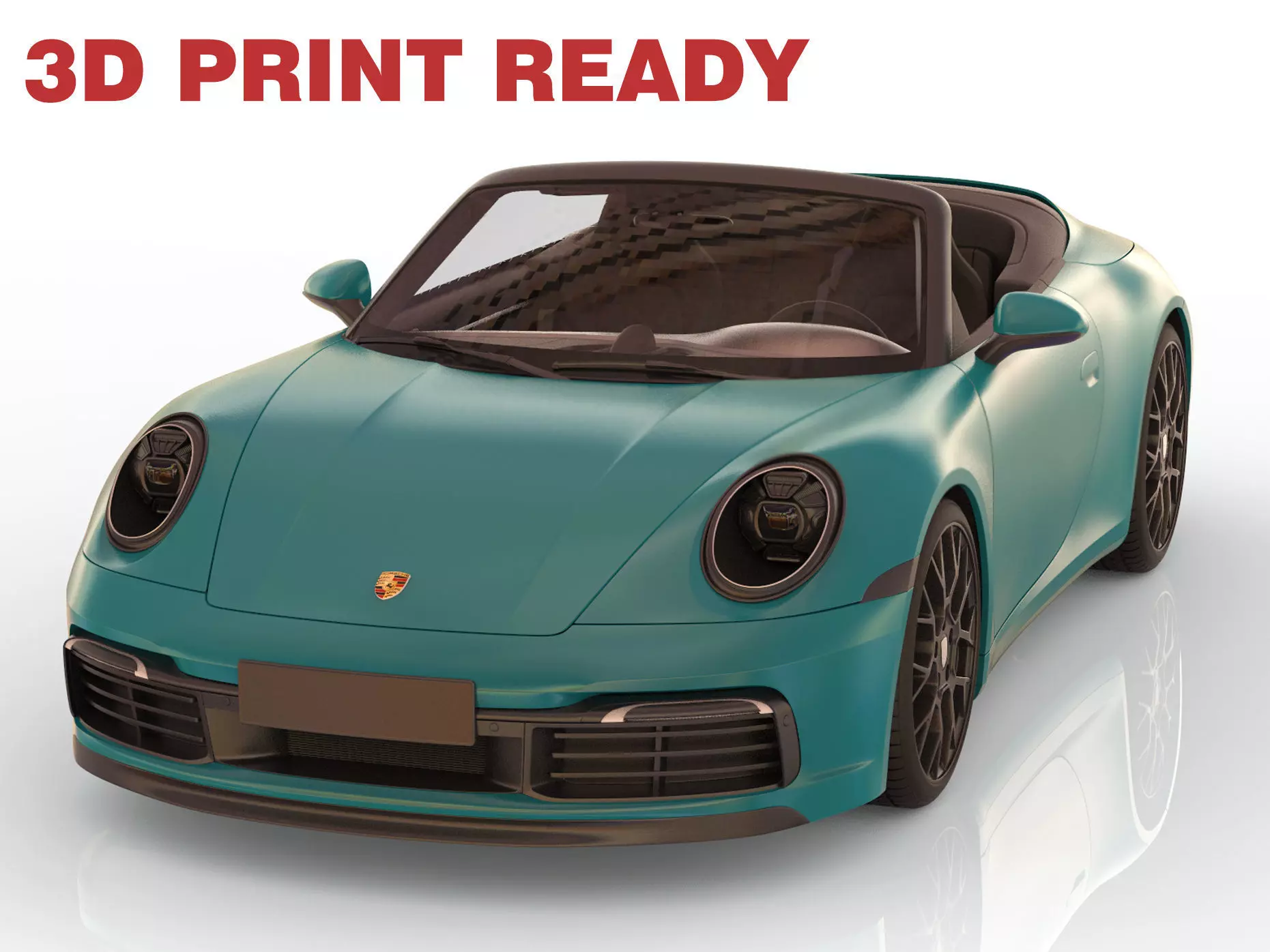 Porsche 911 GT3 992 3D Model 3D print model_0